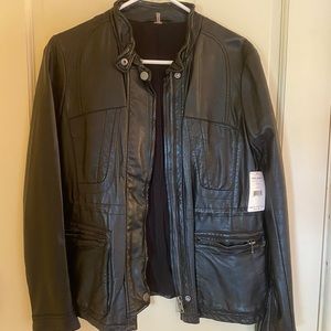 Free People Faux Leather Jacket